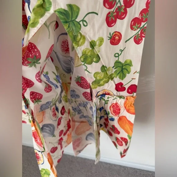 Jacquie the label Cream Fruit Crop Top & Maxi Skirt Set - Picture 4 of 7